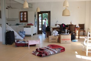 Första flyttlasset i april