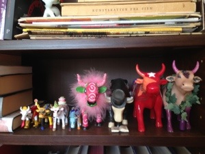 Repliker av konstkor - originalen, som bla var i Stockholm på turné var i naturlig kostorlek