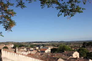 Vägen hem gick via utsiktsplatsen vid kyrkan