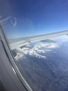 Praktfulla Pyrenéer under flygplansvingen!