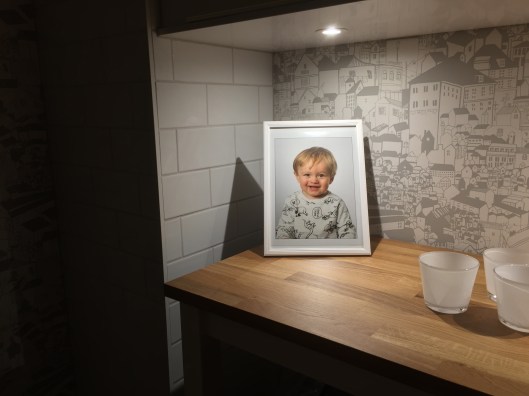 Bertil i nya köket<3